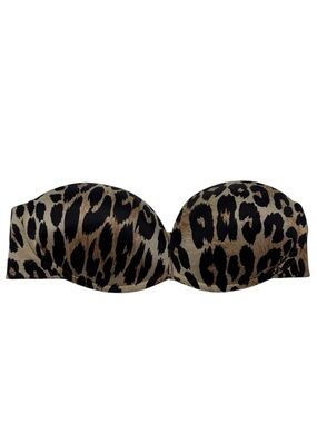 Victoria's Secret 36C Very Sexy Cheetah Print Strapless Bra